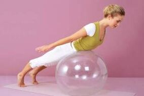 ejercicios con pelota para adelgazar vientre