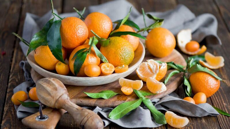 Con diabetes mellitus, no puedes comer mandarinas. 