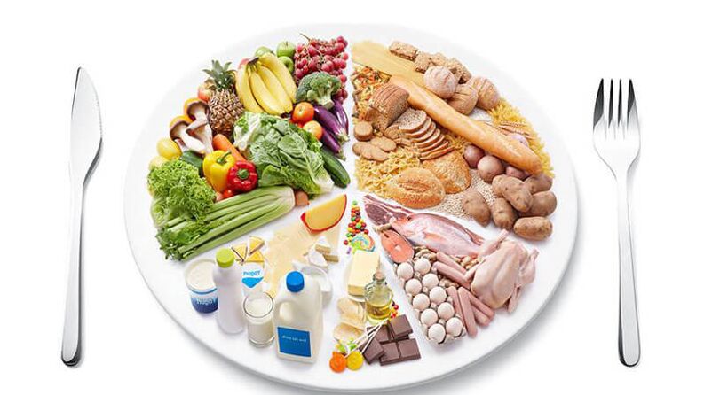 Distribución del consumo de alimentos en la diabetes mellitus tipo 2